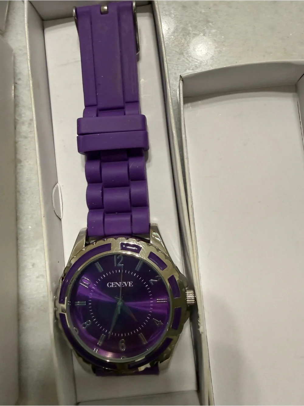 Ladies Colorful Silicone Strap Watch - Green